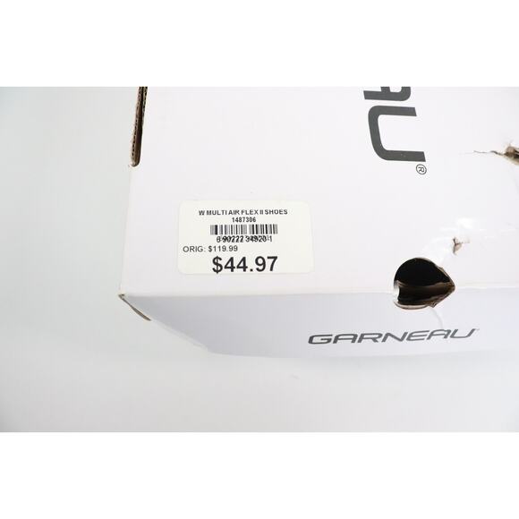 Garneau Women’s Size 11.5 Bike Shoe Multi Air Flex II White 1487306-019 - Picture 3 of 5